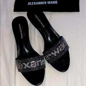 Alexander Wang Crystal Strap Sandal